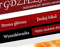 Nowy design dla serwisu internetowego o tematyce kulinarnej.